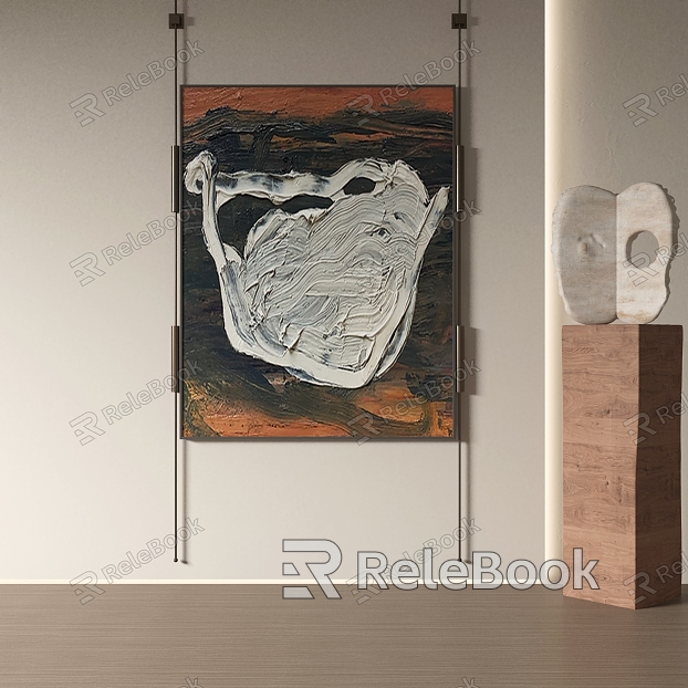 abstract decorative painting model