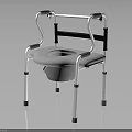 Sorry, the picture mainly shows a toilet chair with armrests, and there is no animal-related information. It's impossible to generate an English title with "animal" as the main body based on the picture's key information.