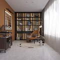 Modern Luxury Display Bookcase With Built In Lights For Cozy Bright Home Reading Space