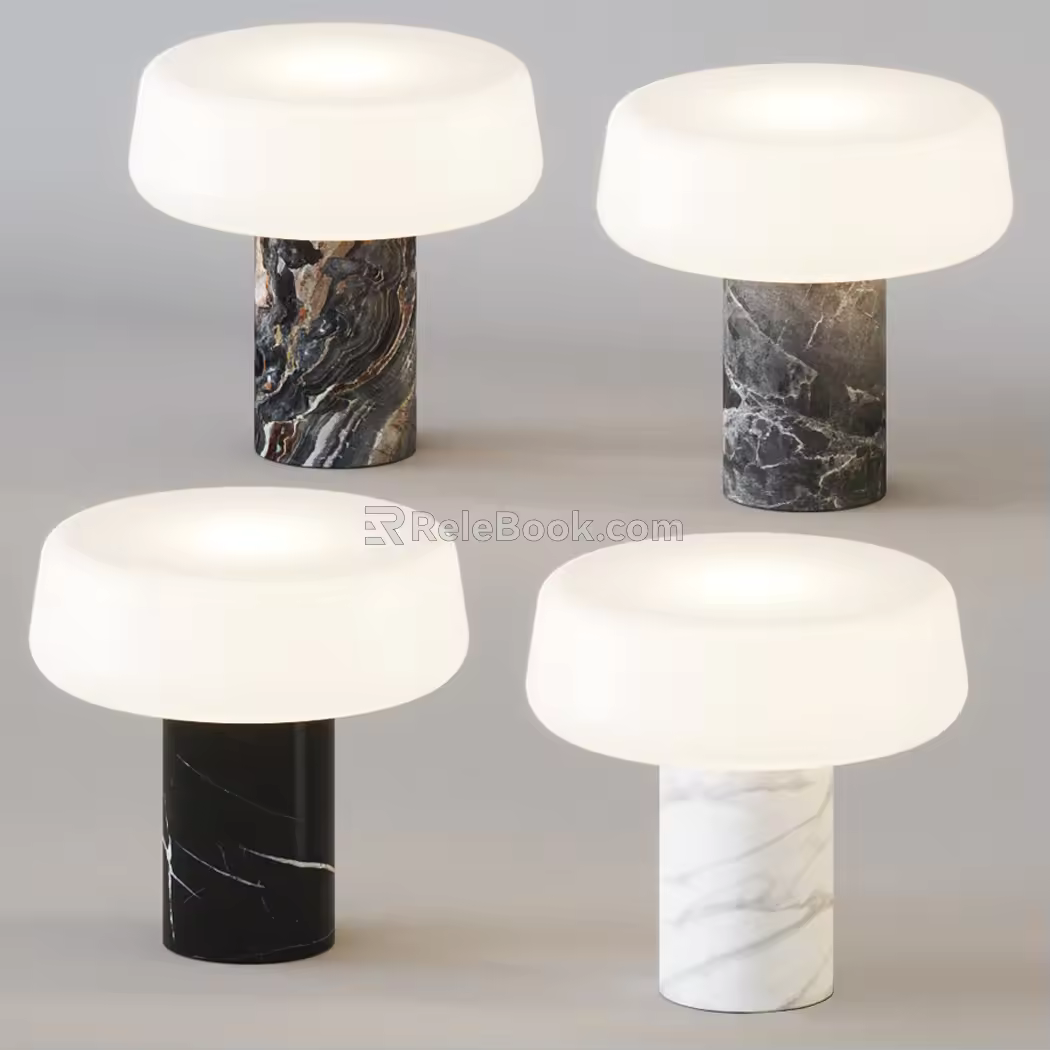 Modern table lamp 3d model