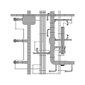 Industrial Pipe System Structural Layout With Engineering Components And Mechanical Framework