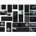 Modern Switch Panel 3d model