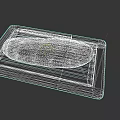 Freshly Baked Golden Loaf of Bread on Wooden Slotted Serving Tray