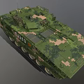ZBD-04 Tracked Infantry Fighting Vehicle Armored Vehicle Reconnaissance Vehicle Armored Transport Vehicle Armored Vehicle Low Face Number Low Model Simple Model Game Film and Television Realism 3d model
