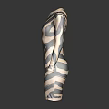 Stylish Zebra Print Long Sleeve Fitted Dress For Women Fashion