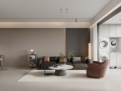 modern living room model