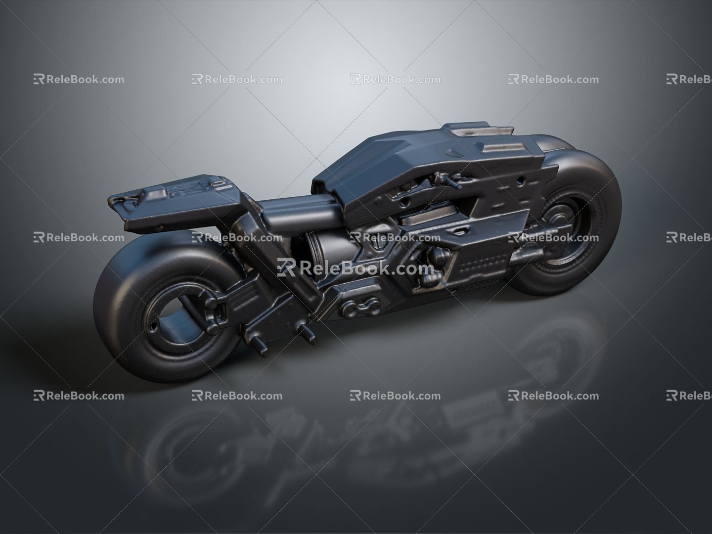 Modern motorcycle two-wheeled motorcycle off-road motorcycle road racing motorcycle 3d model