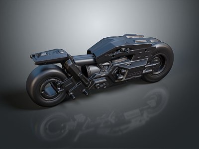 Modern motorcycle two-wheeled motorcycle off-road motorcycle road racing motorcycle 3d model