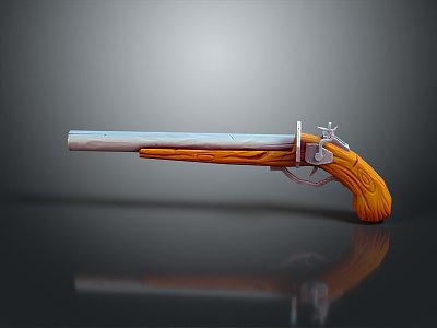 Retro Pistol Retro Gun Short Gun Pistol Modern Weapon Hot Weapon Hot Weapon Gun Military 3d model