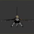 Aerospace Fighter Jet Model With Camouflage Paint XM Marking On Smooth Surface