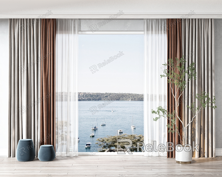 Modern Curtains model