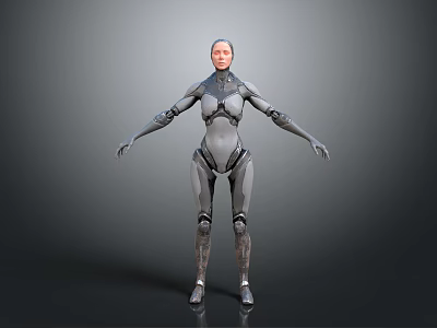 Modern robot character game character game character 3d model