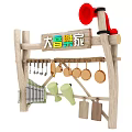 Interactive Music Themed Play Zone With Wooden Structure Bells Xylophone And Drums