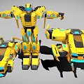 Colorful Transforming Robot Toys With Car And Robot Modes