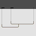 Minimalist Modern Linear Pendant Light With Warm Ambient Glow Hanging From White Interior Ceiling