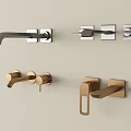 Modern Wall Mounted Faucets With Various Styles And Color Options For Bathrooms
