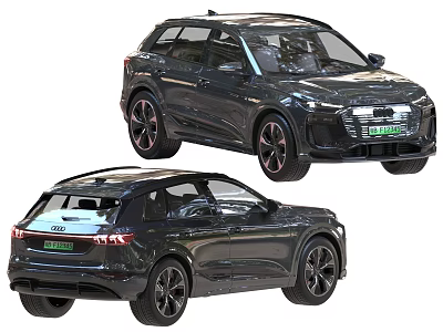 2025 Audi SQ6 Audi car Audi electric car 3d model
