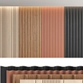 Wall panel decorative background wall 3d model