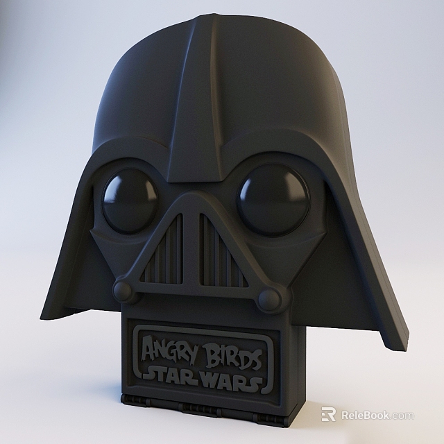 Modern Black Star Wars Ornaments 3d model