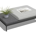 Modern sofa stool single sofa 3d model
