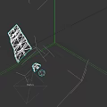 Space Satellite Featuring Large Dish Antenna And Solar Panels Array