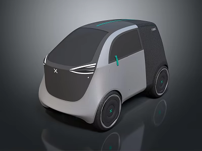 Modern Driverless Car Science Fiction Car Future Car Concept Car 3d model