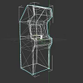 Purple Arcade Style Action Figure Display Cabinet With Bratz Character Artwork And Screen Window
