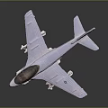USAF Military Aircraft Model Featuring White Fuselage Transparent Cockpit And Wing Details