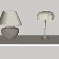 Quiet Table Lamp Cream Table Lamp Creative Table Lamp Art Table Lamp Mushroom Table Lamp 3d model