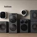 Polifrom Washing Machines Display Featuring Various Models And Sleek Modern Design 3d model