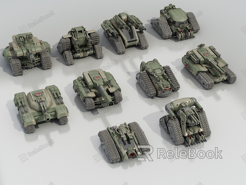 tank combination armored vehicle military vehicle military weapon equipment model