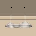 Modern chandelier 3d model