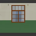 Dorm Room Interior With Bunk Beds Green Walls Plaid Curtains Desk Guitar And Scattered Items
