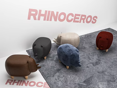 Modern Sofa Bench Rhino Sitting Pier 3d model