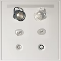 Modern Downlights And Spotlights With Black White Design For Home Ceiling Lighting