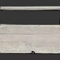 Vintage Rustic Wooden Box With Handle And Natural Wood Grain Texture Design