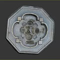 Ornate Multi Tiered Decorative Stone Carved Fountain Featuring Intricate Architectural Details