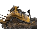 Bulldozer Machine Machinery Industrial Bulldozer Factory Function Car 3d model