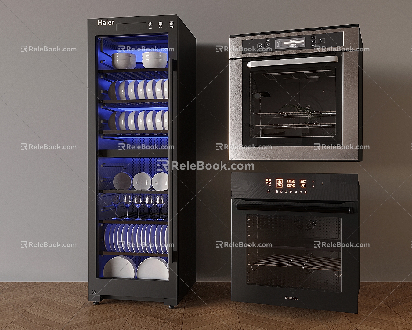 Modern intelligent disinfection cabinet 3d model