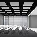 Modern Lecture Hall 3d model