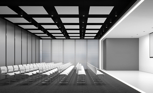 Modern Lecture Hall 3d model