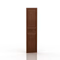 Classic Brown Wooden Double Doors With Panel Design For Interior Home