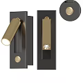 Miloti Minotti reading lamp wall lamp set 3d model
