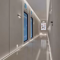 Modern Minimalist High End Beauty Salon Interior With Reception Desk And Product Shelves