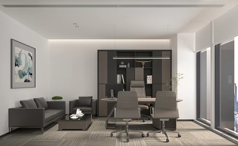 Manager's Office 3d model