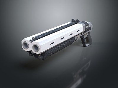 modern pistol sci-fi pistol game pistol sci-firearms 3d model