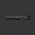 Modern Semi Automatic Pistol With Black Textured Grip And Silver Metallic Slide