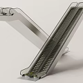 modern escalator 3d model