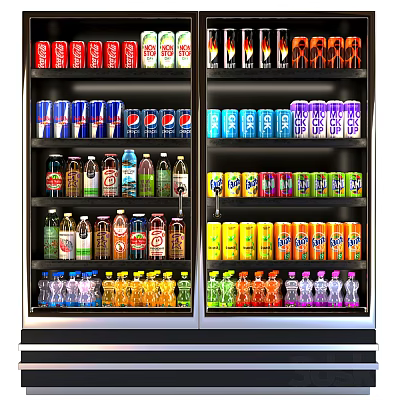 Modern Freezer Freezer Cabinet Beverage Cabinet 3d model