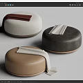 Sofa stool 3d model